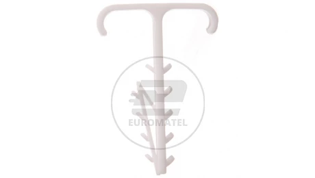 Uchwyt kablowy UWT wbijany dwustronny biały UWT-2 89140306 /100szt./