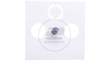 LUMINA2 Płytka czołowa do gniazd RTV-SAT biała WL6310