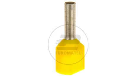Końcówka tulejkowa izolowana HI 2X1/8 E08KH-02020100901 /500szt/