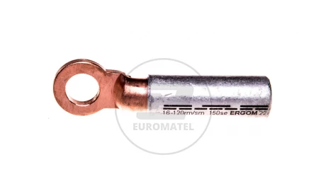 Końcówka oczkowa aluminiowo-miedziana KCA 120/16 E13KC-01010102300