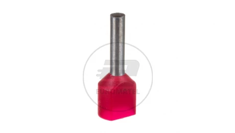 Końcówka tulejkowa izolowana HI 2X1/10 DIN E08KH-02020101201 /500 szt./
