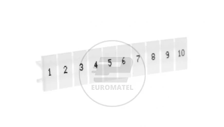 Oznacznik do złączek EZU-5/1-10 biały R34RR-07060001210 /100szt./