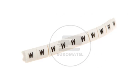 Oznacznik do złączek EZ-6B/W biały R34RR-02050205600 /100szt./