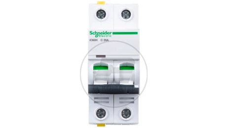 Wyłącznik nadprądowy 2P C 20A 10kA AC iC60H-C20-2 A9F07220