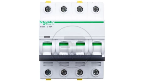 Wyłącznik nadprądowy 4P C 40A 6kA AC iC60N-C40-4 A9F04440