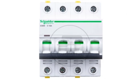 Wyłącznik nadprądowy 4P C 16A 6kA AC iC60N-C16-4 A9F04416