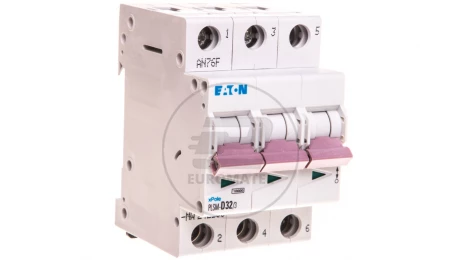 Wyłącznik nadprądowy 3P D 32A 10kA AC PLSM-D32/3-MW 242500
