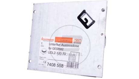 Puszka podłogowa do kaset zasilających GESRM2 UDL2-120 70 7408558