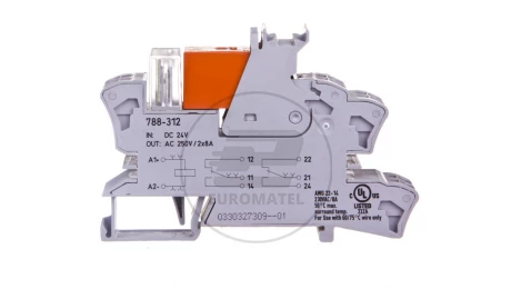 Przekaźnik interfejsowy 2P 16A 24V DC RT-2 AgNi 788-312