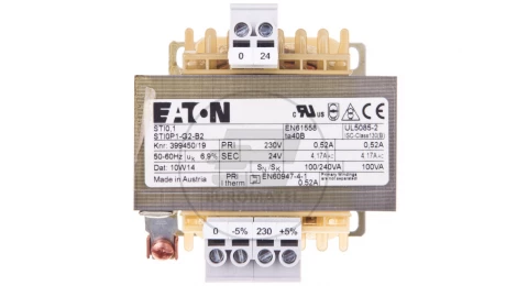 Transformator 1-fazowy 100VA 230/24V STI0,1(230/24) 046629