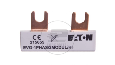 Szyna łączeniowa 1P 63A 10mm2 widełkowa EVG-1PHAS/2MODUL/HI 215655