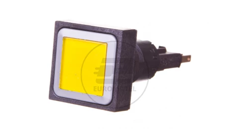 Napęd przycisku 25x25mm żółty bez samopowrotu z podświetleniem Q25LTR-GE/WB 086346