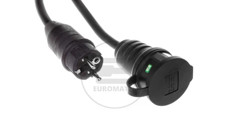 Kabel przedłużający (przedłużacz) IP44 25m 1x230V H07RN-F 3G2,5 1166824