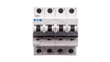 Wyłącznik nadprądowy 4P C 1A 15kA AC FAZ C1/4 279046