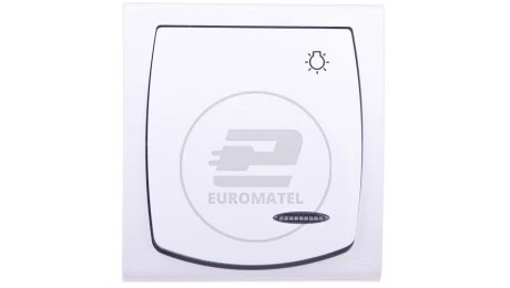 MADERA Przycisk hermetyczny /światło/ z podświetleniem IP44 biały ŁNH-5NS/00