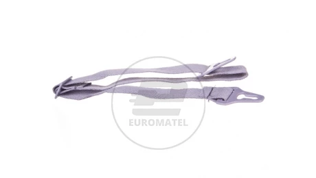 Pasek bez ochrony podbródka szary do hełmów QUARTZ/ZIRCON I/DIAMOND V JUGALGR /10 szt./