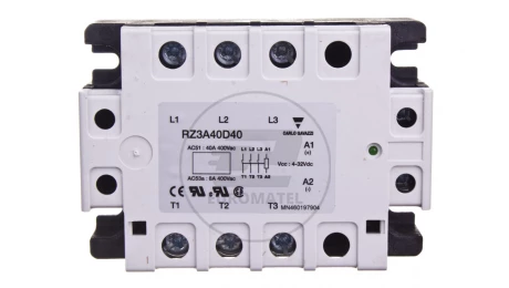 Przekaźnik półprzewodnikowy trójfazowy 24-440V AC 40A 4-32V DC RZ3A40D40