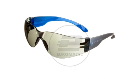 Okulary ochronne z poliwęglanu przydymione odblaskowe UV400 BRAVA2 MIRRROR BRAV2FF