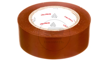 Taśma izolacyjna 128 0.15-19-10 PVC brązowa 145817