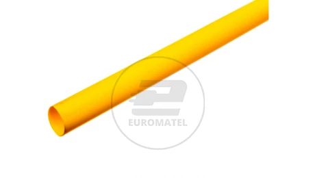 Rura termokurczliwa cienkościenna CR 4,8/2,4 - 3/16 cala żółta /1m/ 8-7076 /50szt./