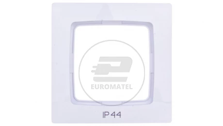 KARO Ramka pojedyncza do łączników IP44 biała RH-1S/00