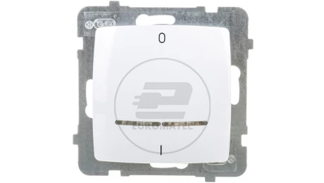 KARO Łącznik podwójny z podświetleniem biały ŁP-11SS/m/00