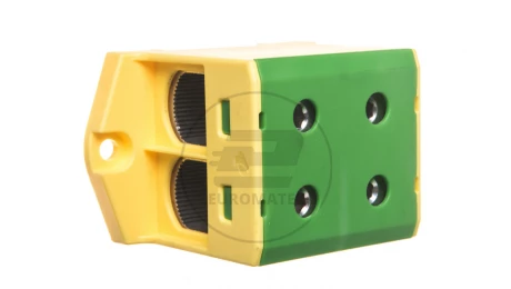 Złączka szyn gwint rozgał AL/CU 25-150mm2 TS35 1-tor 4-otw zac OTL150-2 żółto-ziel MAA2150Y10 89738009