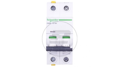 Wyłącznik nadprądowy 2P B 16A 6kA AC iC60N-B16-2 A9F03216