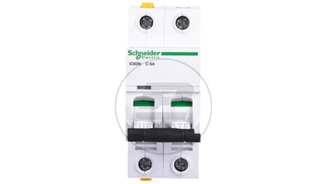 Wyłącznik nadprądowy 2P C 6A 6kA AC iC60N-C6-2 A9F04206