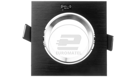 Oprawa punktowa 1x50W GX5,3 IIIkl. 12V IP20 GWEN CT-DTL50-B czarna 18530