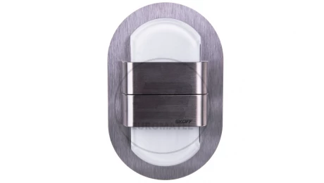 Oprawa LED 1,6W DUO RUEDA K(szlif) / WW (ciepły biały) INOX IP56 MH-RDU-K-H-1-PL-00-01