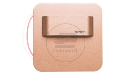 Oprawa LED 0,8W SALSA STICK M (mosiądz mat) / WW (ciepły biały) Aluminium + lakier IP56 MS-SMS-M-H-1-PL-00-01