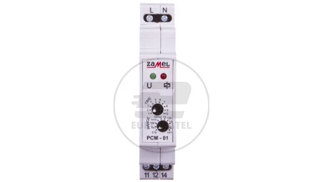 Przekaźnik czasowy 1-funkcyjny 1NO/NC 16A 0,1sek-10dni 230V AC PCM-01 EXT10000072