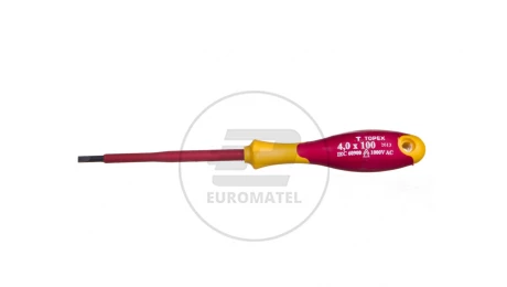 Wkrętak płaski 4 x 100 mm 1000V CrMo 39D472