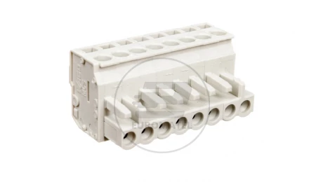 Gniazdo MCS-MIDI Classic kątowe 8-biegunowe jasnoszare raster 5mm 722-208/026-000