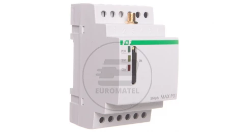 Przekaźnik zdalnego sterowania GSM (SMS) 2xwy/2xwe załącz/wyłącz/powiadomienie SIMplyMAX-P01