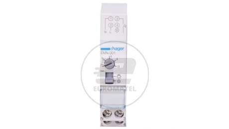 Wyłącznik schodowy czasowy 1Z 10A 230V AC 30sek-10min 2300W EMN001