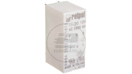 Przekaźnik miniaturowy 2Z 8A 12V DC PCB AgNi RM84-2022-35-1012 600466