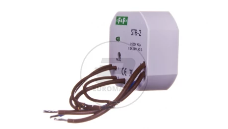 Sterownik rolet jednoprzyciskowy 1,5A AC-3 230V 0-10min (kapsułka fi55mm) STR-2