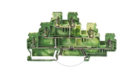 Złączka szynowa 3-piętrowa PE 2,5mm2 żółto-zielony 870-557 /50szt./
