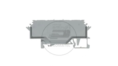 Złączka bazowa 4-przewodowa 2,5mm2 szara 280-606 /100szt./