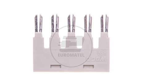 Mostek grzebieniowy 5-torowy 18A jasnoszary 859-405 /25szt./