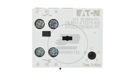 Elektroniczny moduł czasowy opoźnione odpodanie 0,05-100s 1Z 1R 24V AC/DC DILM32-XTED11-100(RA24) 104946