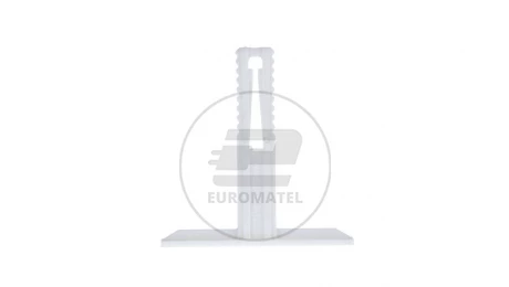 Podstawa oznacznika grupowego 6mm montaż zatrzaskowy regulacja wysokości biała 249-120 /25szt./