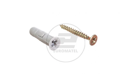 Kołek uniwersalny 10x36 z wkrętem 6x50 UNO-10+650 /100szt./