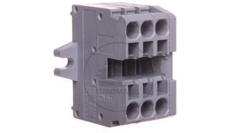 Listwa zaciskowa kompaktowa 2-przewodowa 2,5mm2 3-torowa z mocowaniem śrubowym szara 869-103 /100szt./