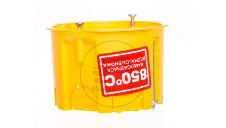 Puszka podtynkowa samogasnąca IP20 zółta PK-60 K-G N 0201-0N /40szt/