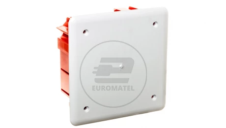 Install-Box Puszka podtynkowa instalacyjna 95x95x50mm IP40 biała 0261-01