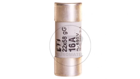 Wkładka bezpiecznikowa cylindryczna 22x58mm 16A gG 690V CH22 002640009