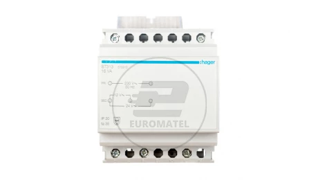 Transformator bezpieczeństwa modułowy 230/12- 24V AC 1,33-0,67A ST313